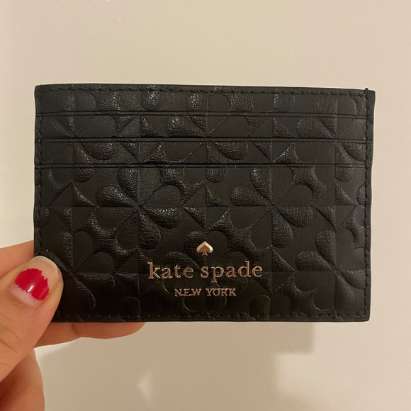 Kate Spade- Hollie spade clover slim card holder